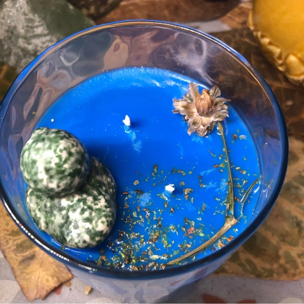 Handmade Soy Candle: Sage Mallard - Picture 3 of 4